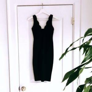 LuLus Scalloped Dress